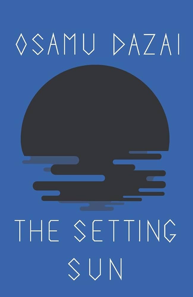 the setting sun
